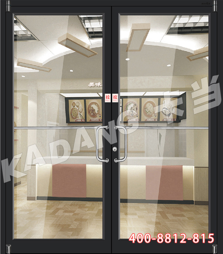 双开肯德基门,咖啡色肯德基门